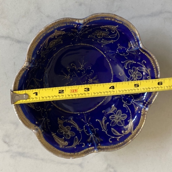 Vintage Footed Glass Bowl - Picture 6 of 12